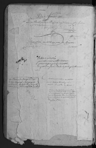 Registre de délibérations du conseil municipal (Jurade) de 1732-1763 (1er volume)