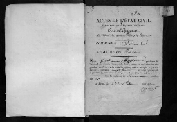 Registre d'état civil - Décès - 1811 à 1820