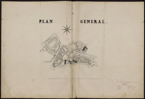 Plan d'alignement de la ville de 1855 (3. Plan général)