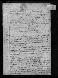 Registre d'état civil - Mariages - 1793 à 1796