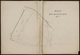 Plan d'alignement de la ville de 1855 (4. Division 1)